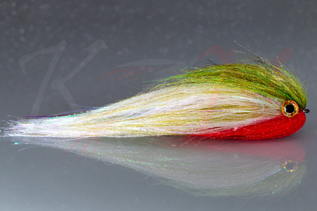 Pike flyOlive Red Head Flash Tail 16cm - MSZ09